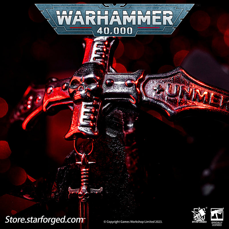 Starforged Warhammer 40K Black Templars Emperor's Champion Bracelet Men's Vintage Fashion Trends Wristband Other